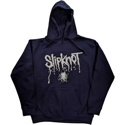 Produktbild von Slipknot Splatter (Back Print) Navy Blue M Hoodie