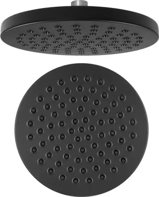 Immagine prodotto di Aqualine Docce - Soffione doccia, diametro 200 mm, nero opaco SC120
