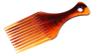Produktbild von Breiter Zahnkamm aus Kunststoff, Anti-Entwirrung, lockiges Afro-Friseurzubehör