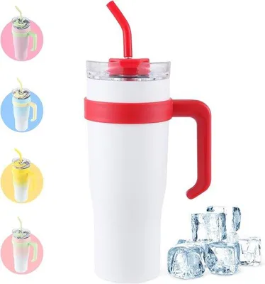 Produktbild von Isolierbecher 1180ml weiß für heiße und kalte Getränke