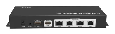 Image de Techly IDATA-EX-HL41TY2 Techly 1X4 HDMI Extender/Splitter, Cat6/6a/7 bis zu 30 Meter