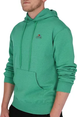 Produktbild von Fruit of the Loom Damen Kapuzenpullover mit Vintage-Logo Farbe: retro grün meliert Größe: XL