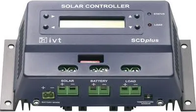Immagine prodotto di Regolatore di carica solare IVT 12 V, 24 V 40 A SCDplus 40A (200043)