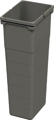 Immagine prodotto di Ninka Cestino per rifiuti 32l con pratica maniglia ad arco, plastica grigio scuro