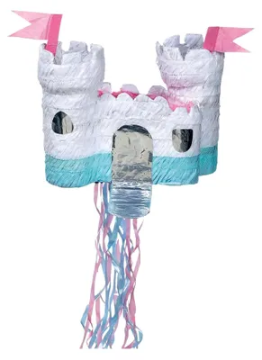 Produktbild von Schloss Pinata aus Pappmaché mit Füllöffnung, 38,1 x 33 x 27,9 cm