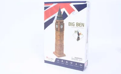 Immagine prodotto di Puzzle 3D CubicFun Big Ben 44 pezzi Edifici