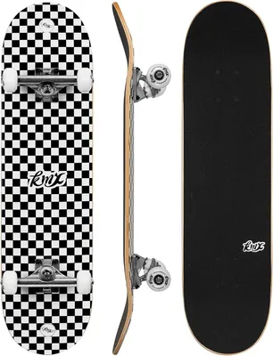 Produktbild von Skateboard 31x8 Zoll, 7 Schichten kanadischer Ahorn, Aluminiumachsen, für Anfänger