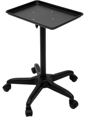 Produktbild von Friseurtrolley, höhenverstellbar, großzügiger Stauraum, schwarz