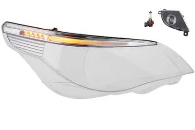 Produktbild von Johns, Scheinwerfer Glas passend für BMW 5 E60 E61 07/2003-03/07 R Xenon +Nebel+Leucht. 0 63177177712 7177712