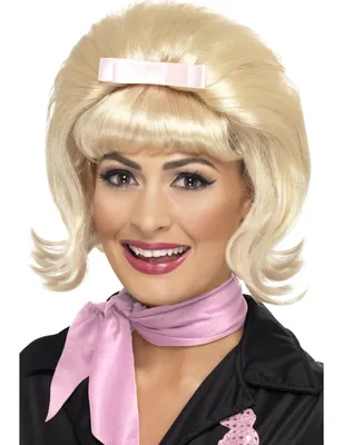 Produktbild von Damen-Perücke 50er-Kostümaccessoire pagenkopf blond