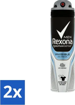 Image de Rexona Men - Invisible Ice Fresh - Déodorant Spray - 150 ml - Value pack - 2 pièces