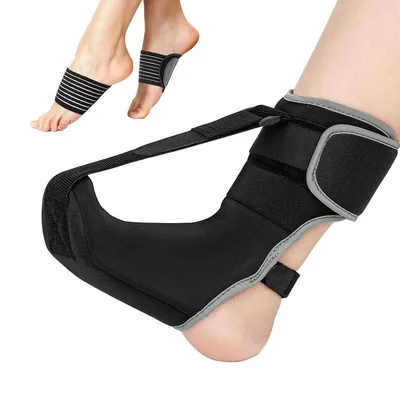 Produktbild von Fersensporn Und Plantarfasziitis Bandage, Orthopädische Socken Mit Nachtschiene, Druckstimulationsgerät Bei Fersenschmerzen, mit 2 Fußgewölbestütze