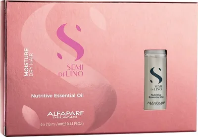 Produktbild von Alfaparf Milano Semi Di Lino Moisture Nutritive Essential Oil 6x13ml - Öl