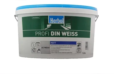 Produktbild von Herbol Profi DIN Weiss, 12,5 l Altweiß