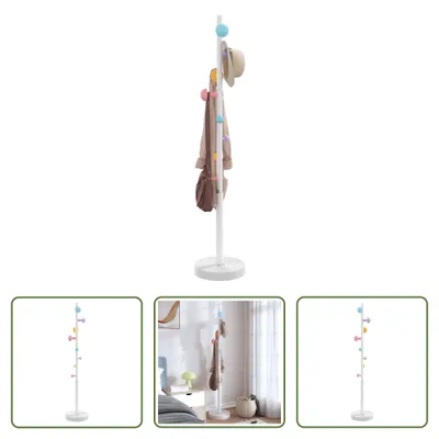 Zdjęcie produktu dla The Living Store Wieszak na płaszcze biały 172 cm Żelazo malowane proszkowo