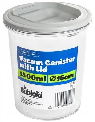 Obrázek produktu pro Vakuová nádoba na potraviny 1500ml 16x16x16cm