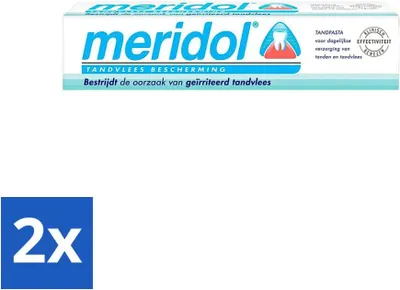 Zdjęcie produktu dla Meridol pasta do zębów ochrona dziąseł 75 ml - opakowanie wartościowe - 2 sztuki