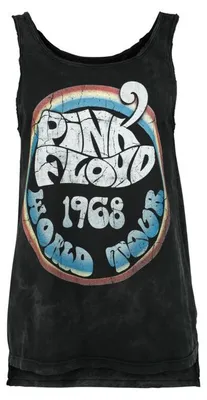 Produktbild von Pink Floyd Top Damen World Tour schwarz Band-Merch, Bands 100% Baumwolle L