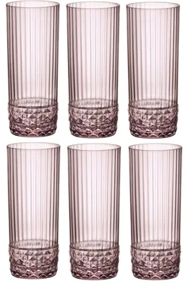 Image de Bormioli Rocco Longdrinkgläser America 20's Lilac Rose 490 ml - 6 Stücke