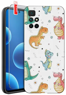 Obrázok produktu pre ETUI do Xiaomi Redmi 10 WZORY | SILIKONOWE MATT CASE + SZKŁO 9H