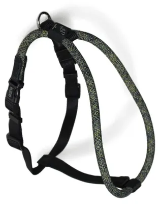 Ergonomisches Hundegeschirr, verstellbar 60-76 cm, schwarz, M