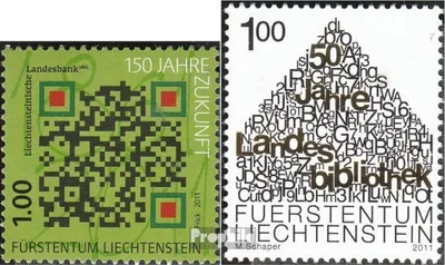 Produktbild von Briefmarken Liechtenstein 2011 Mi 1580-1581 (kompl.Ausg.) postfrisch Jahrestage