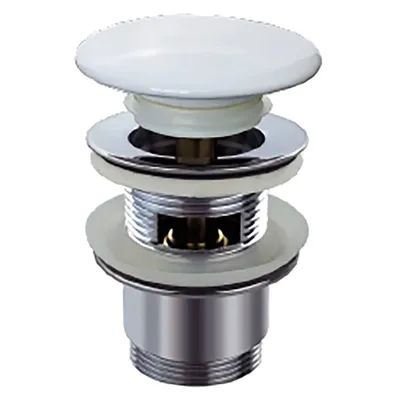 Produktbild von SCHÜTTE Designer-Ablaufgarnitur 11/4"x65 mm Weiß