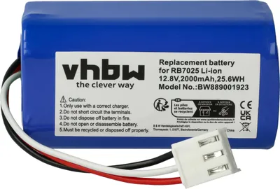 Produktbild von vhbw Akku Ersatz für Philips CP0111/01, 4IFR19/66 für Saugroboter (2000 mAh, 12,8 V, Li-Ion)