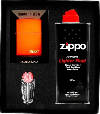 Obrázok produktu pre Sada zapaľovačov ZIPPO RED MATTE LOGO LASERED dar No1