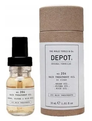 Obrázek produktu pro Výživný vlasový olej z depa č. 204 s vlasovým olejem, 30 ml