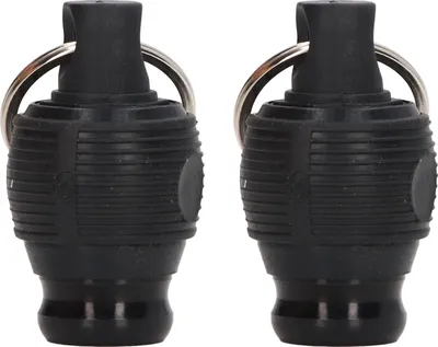 Image de porte-embouts de tournevis 2Pcs Quick Fix Release Wear Resistant Bit Keychain for 1/4in Dia Tools(Black )