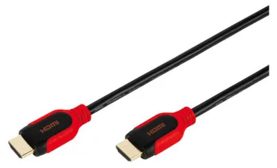 Obrázok produktu pre ViVanco™HDMI 1.4 1.5m, 1,5 m, Typ HDMI (štandard), Typ HDMI (štandard), 4096 x 2160 px, 3D kompatibilita, Červená