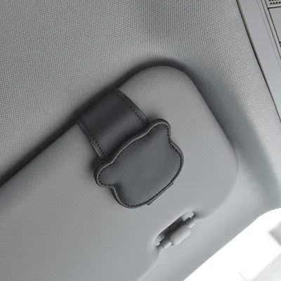 Produktbild von INF Sonnenbrillenhalter-Clip für die Auto-Sonnenblende Schwarz