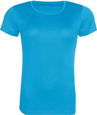 Immagine prodotto di Just Cool JC205 | Maglietta donna Recycled Cool Realizzata con 6 bottiglie di plastica - Colore: Blu Zaffiro - Taglia: L