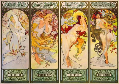 Immagine prodotto di Puzzle 1000 Quattro Stagioni, Alphonse Mucha