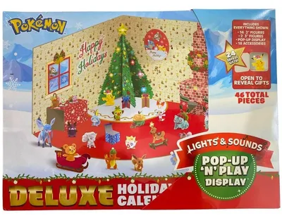 Obrázek produktu pro Adventní kalendář Pokémon s osvětlením a zvukovými efekty (deluxe verze)