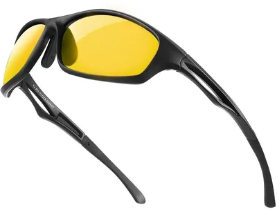 Produktbild von Bloomoak Nachtsichtbrille zum Autofahren - Nachtfahrbrille mit Polarisierte Gläser filtern Blendende Blendung durch Scheinwerfer / TR90 Bruchsicherer Rahmen/UV 400 Schutz - zum Radfahren Laufen