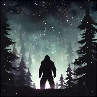 Produktbild von Wallario Memoboard Magnettafel aus Glas, Größe 50 x 50 cm, Motiv Begegnung im Sternenwald