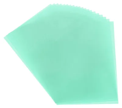 Pergamentpapier A4, 20 Blatt, Himmelblau, transparent, bedruckbar