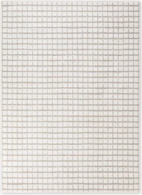 Zdjęcie produktu dla TESSO Living | Dywan nowoczesny Jacky - 200 cm x 280 cm - Kremowo-beżowy - Elegancki design, łatwa pielęgnacja