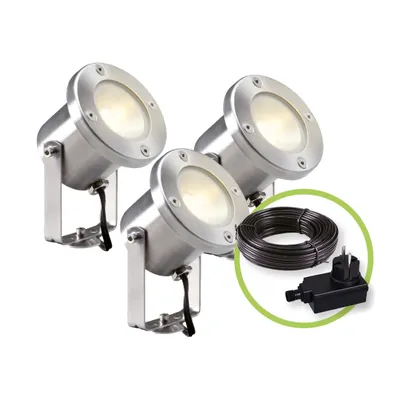 Produktbild von Gartenleuchten Catalpa - Spot 12 V - 3 Stück
