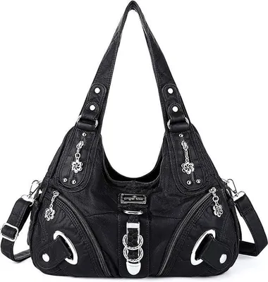 Produktbild von MODFU Schultertasche, Kunstleder Handtasche, ausgezeichnete Tasche für Damen mit mehreren Fächern