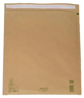 Produktbild von 50x AROFAIR Papierpolstertaschen 370x480+50mm 100% Recycling Ersatz für Luftpolstertaschen