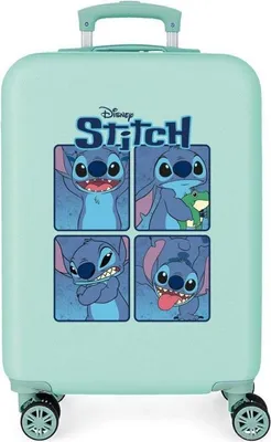 Zdjęcie produktu dla Disney Stitch, uroczy walizka kabinowa/walizka, ABS, 55 cm