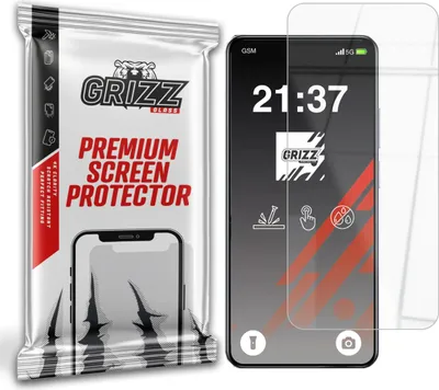 Zdjęcie produktu dla Ochraniacz ekranu GrizzGlass HybridGlass dla Realme Note 60 - przezroczysty