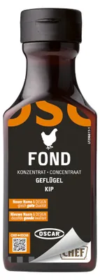 Image de Concentré de volaille Oscar convient pour les soupes et les sauces 200ml 3er Pack