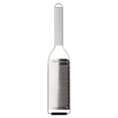 Produktbild von Microplane 59004, Flache Reibe, Grau, Edelstahl, Edelstahl, Hängeschlaufe, 76 mm, 30 mm