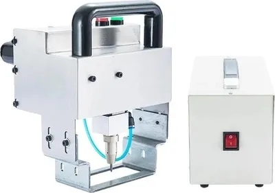 Obrázek produktu pro Pneumatický značkovací stroj, tvrdokov, razicí plocha 80 mm × 30 mm, 80 × 30 mm