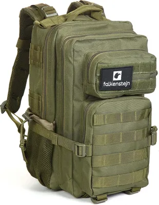 Produktbild von FALKENSTEJN Rucksack für Freizeit Outdooraktivitäten Schule Arbeit Multifunktionsrucksack (army 25/30L, 25/30L)