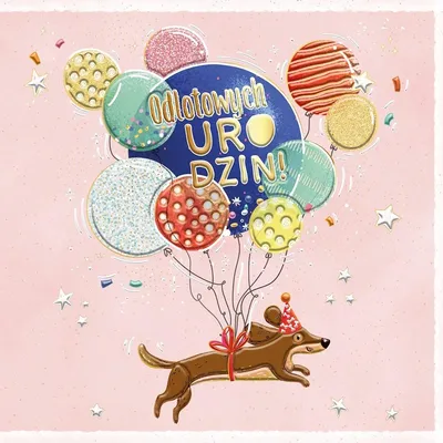 Productafbeelding van Gefeliciteerd met je verjaardag! Honden en ballonnen